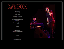 Tablet Screenshot of davebrock.com